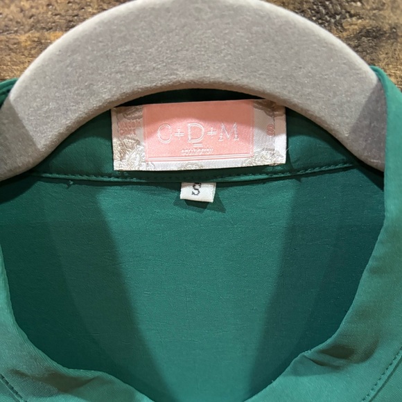 C+D+M Ruffle Front Button-Up Blouse - Picture 7 of 7